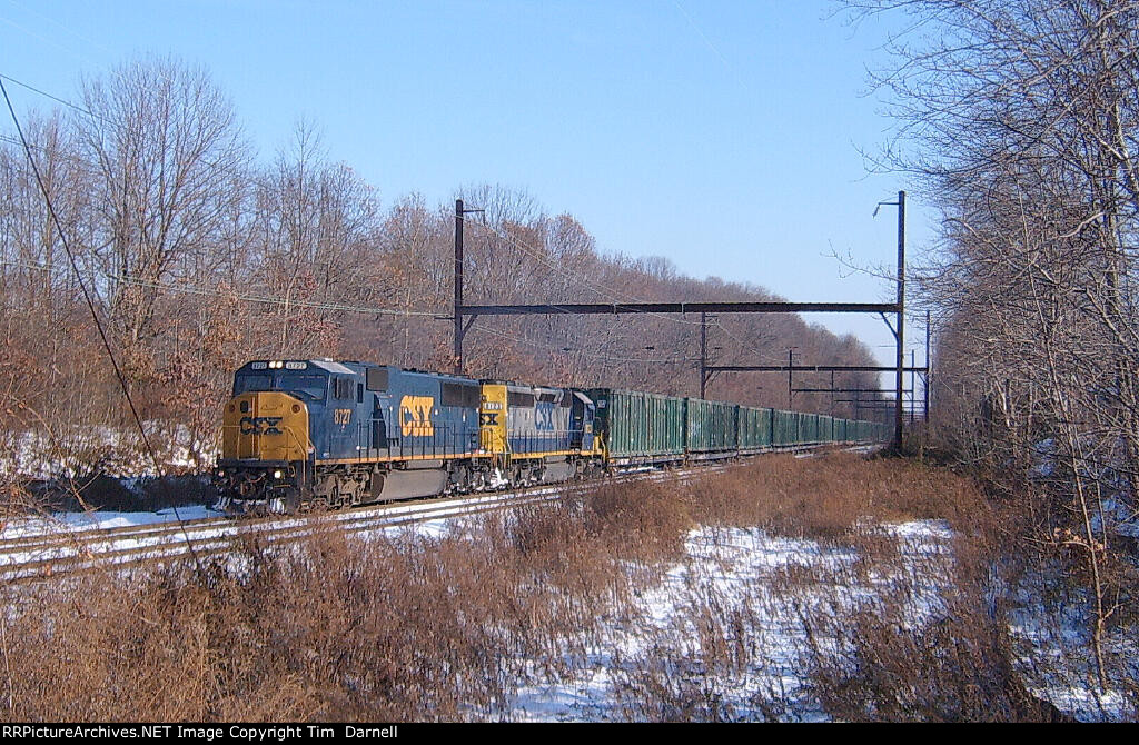 CSX 8727 leading K277